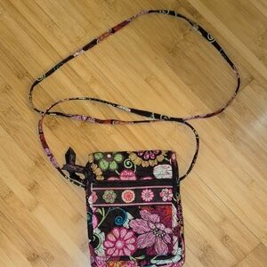 Vera Bradley Retired Mod Floral Pink Mini Crossbody Bag